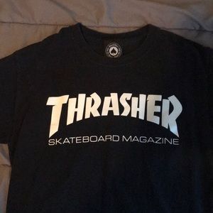 Thrasher T OG black and white